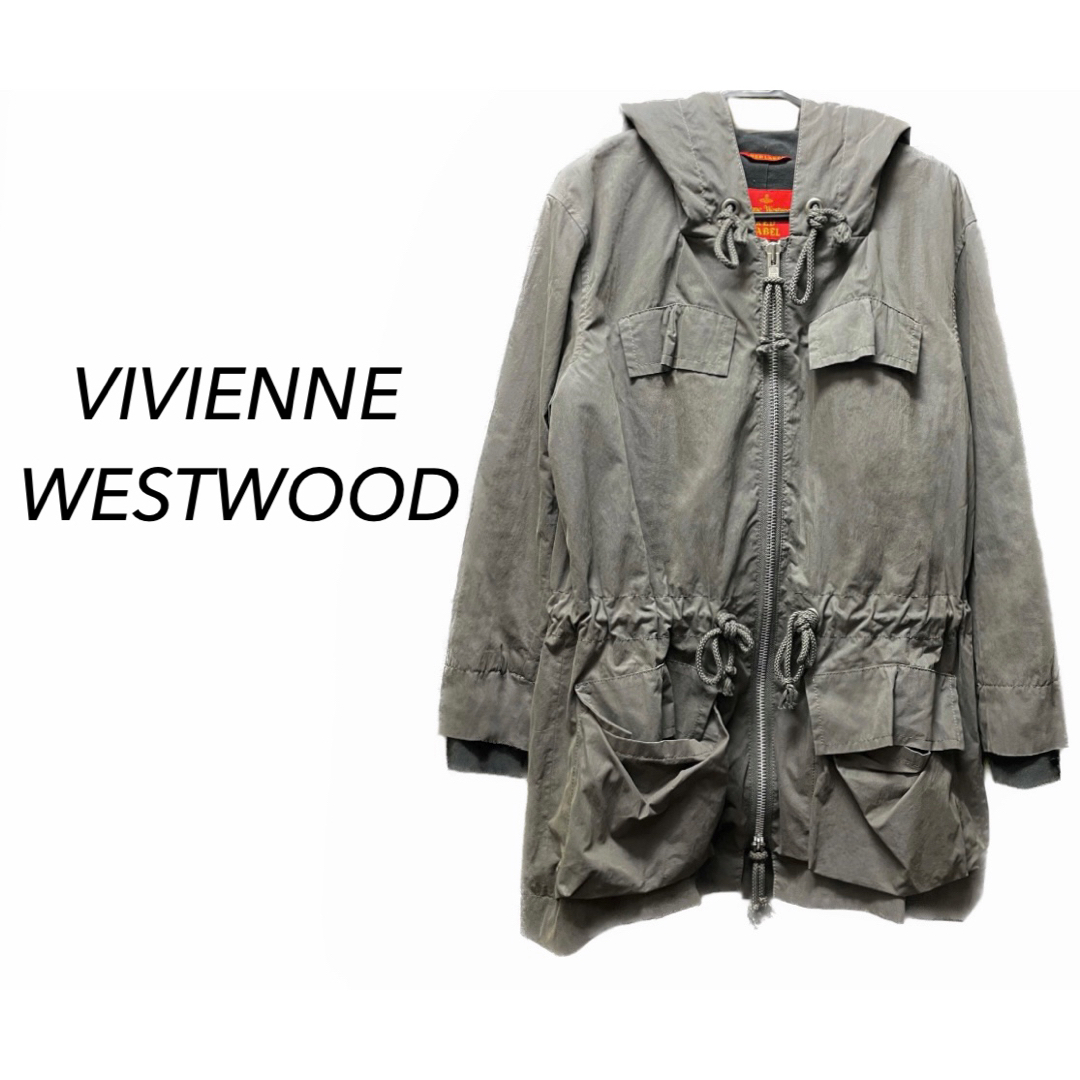 Vivienne Westwood(ヴィヴィアンウエストウッド)のヴィヴィアンウエストウッド【美品】魔女フード モッズ コート ブルゾン レディースのジャケット/アウター(モッズコート)の商品写真