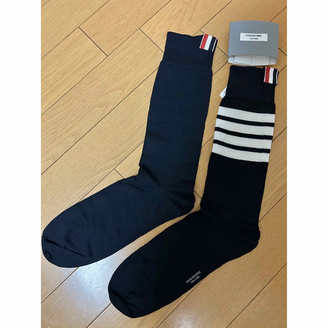 THOM BROWNE トムブラウン　4bar 定番　ソックス　新品レッグウェア