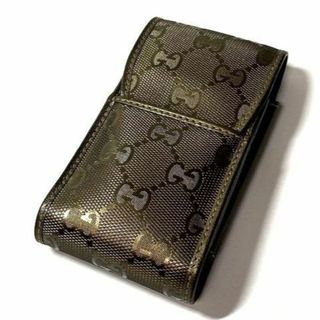 グッチ(Gucci)のGUCCI　グッチ　シガレットケース　インプリメ　ポーチ　GG柄　181716(タバコグッズ)