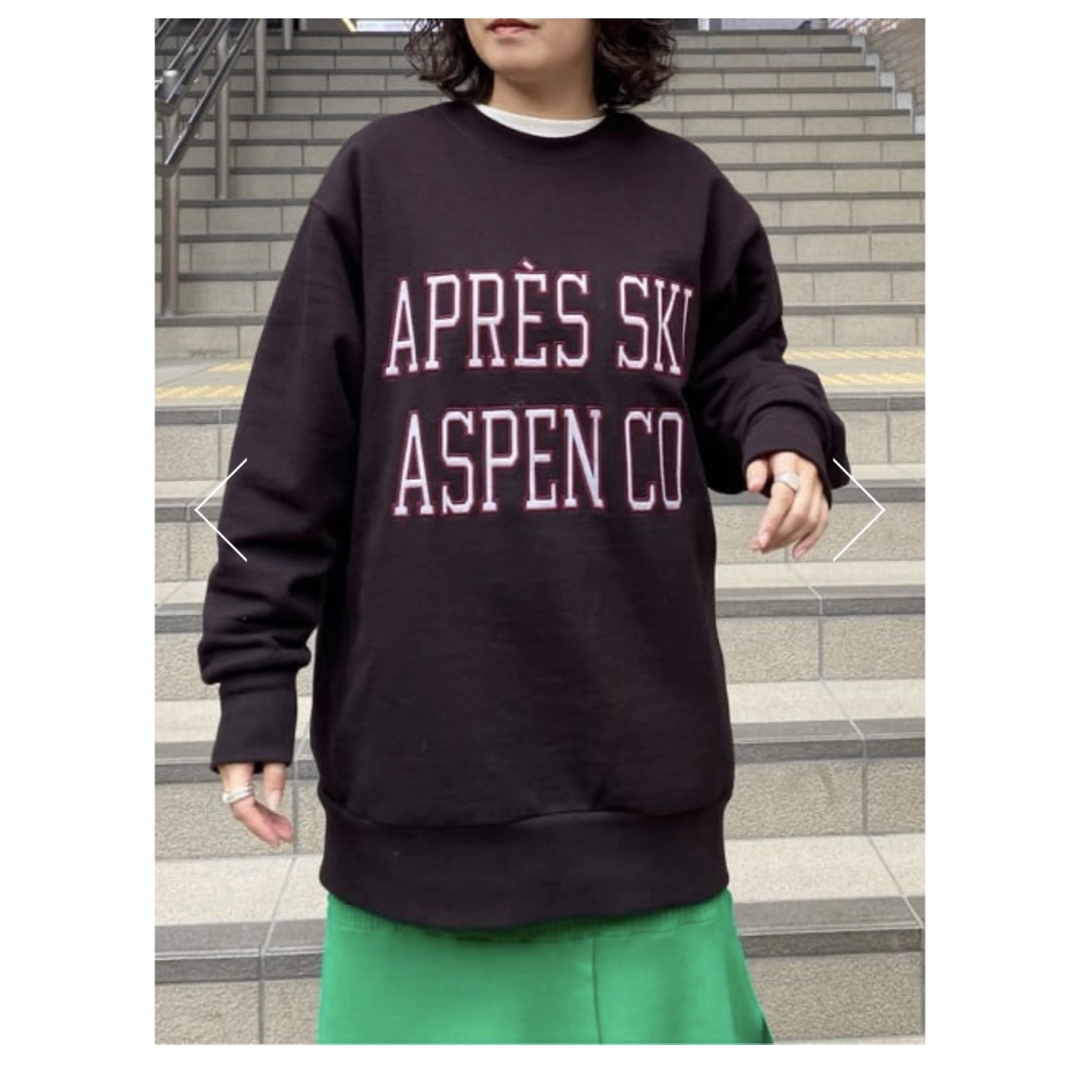 moussy(マウジー)の新品マウジー  APRES SKI ミニワンピース レディースのトップス(トレーナー/スウェット)の商品写真