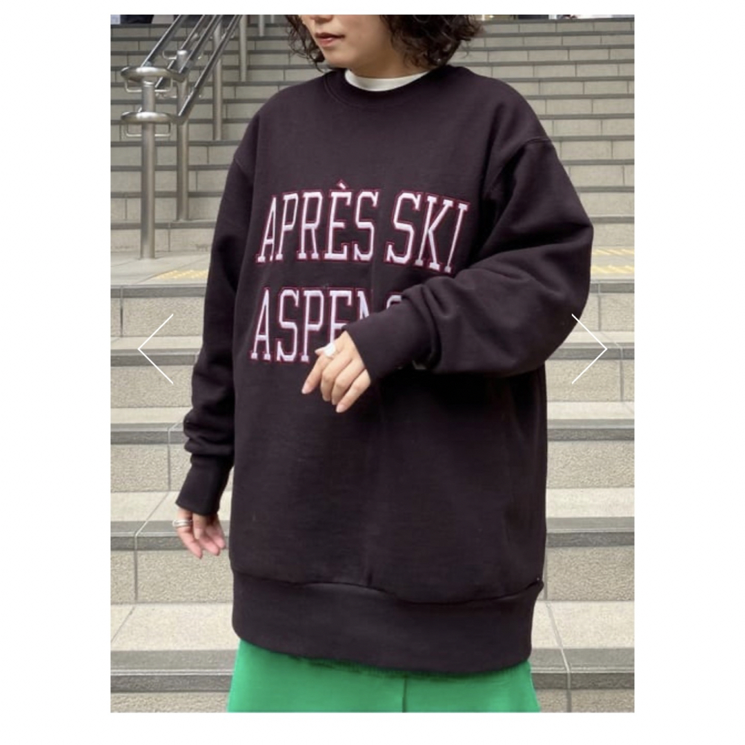 moussy(マウジー)の新品マウジー  APRES SKI ミニワンピース レディースのトップス(トレーナー/スウェット)の商品写真