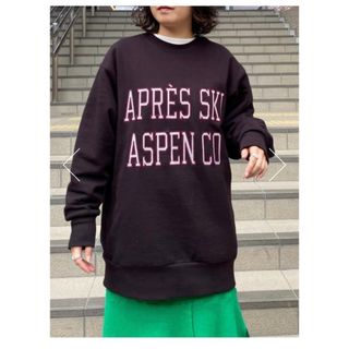 マウジー(moussy)の新品マウジー  APRES SKI ミニワンピース(トレーナー/スウェット)