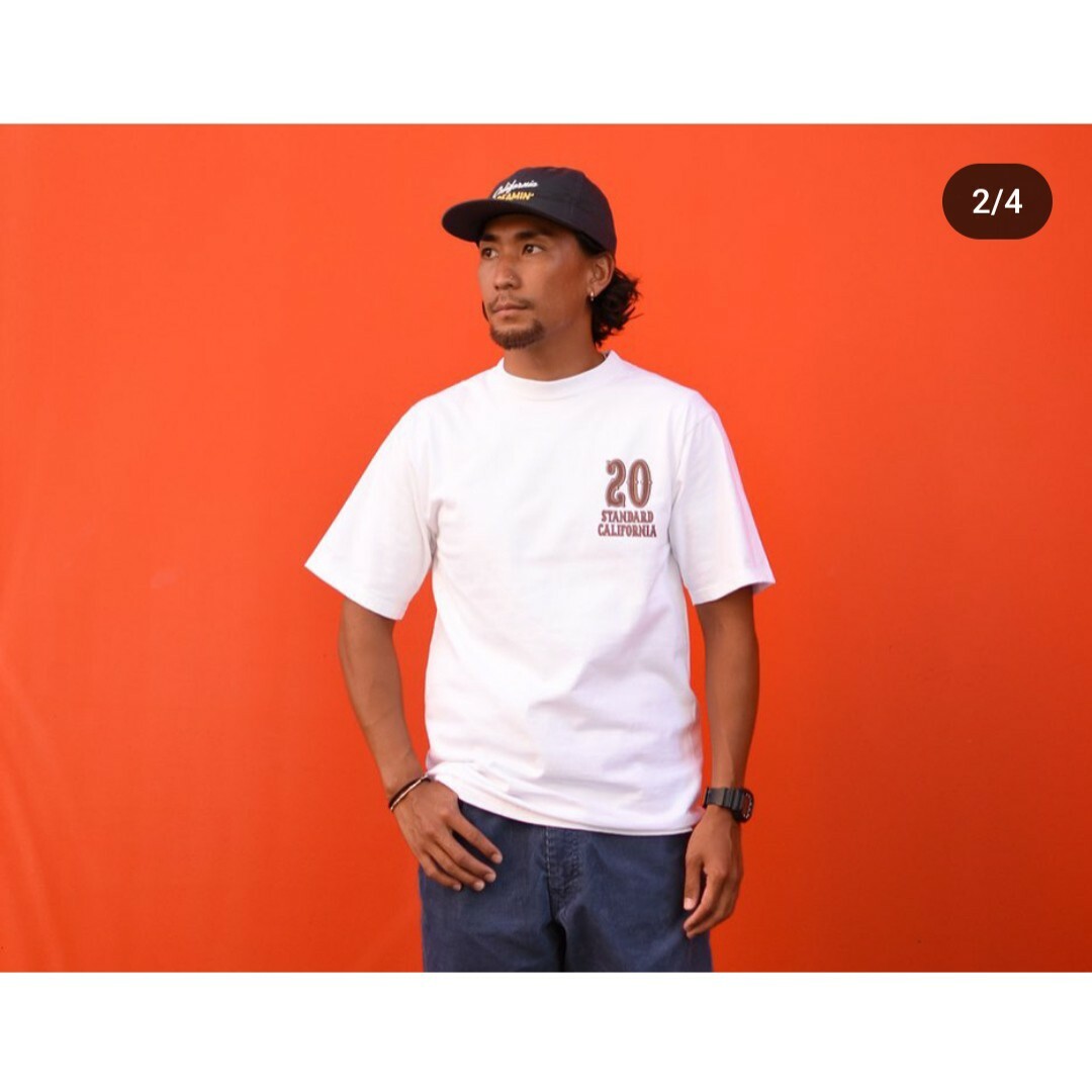 STANDARD CALIFORNIA(スタンダードカリフォルニア)のStandard California 20周年 ロゴ Ｔシャツ XL メンズのトップス(Tシャツ/カットソー(半袖/袖なし))の商品写真