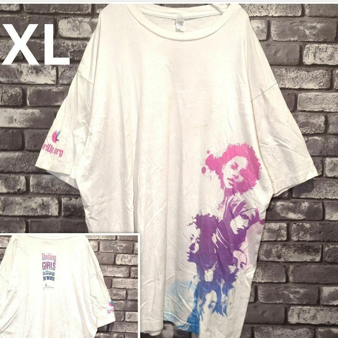 激レア/US　イベント限定tシャツ 両面ビッグプリント　人物　XL 90s