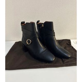 コーチ(COACH)のコーチ　黒　ショートブーツ　ヒール(ブーツ)