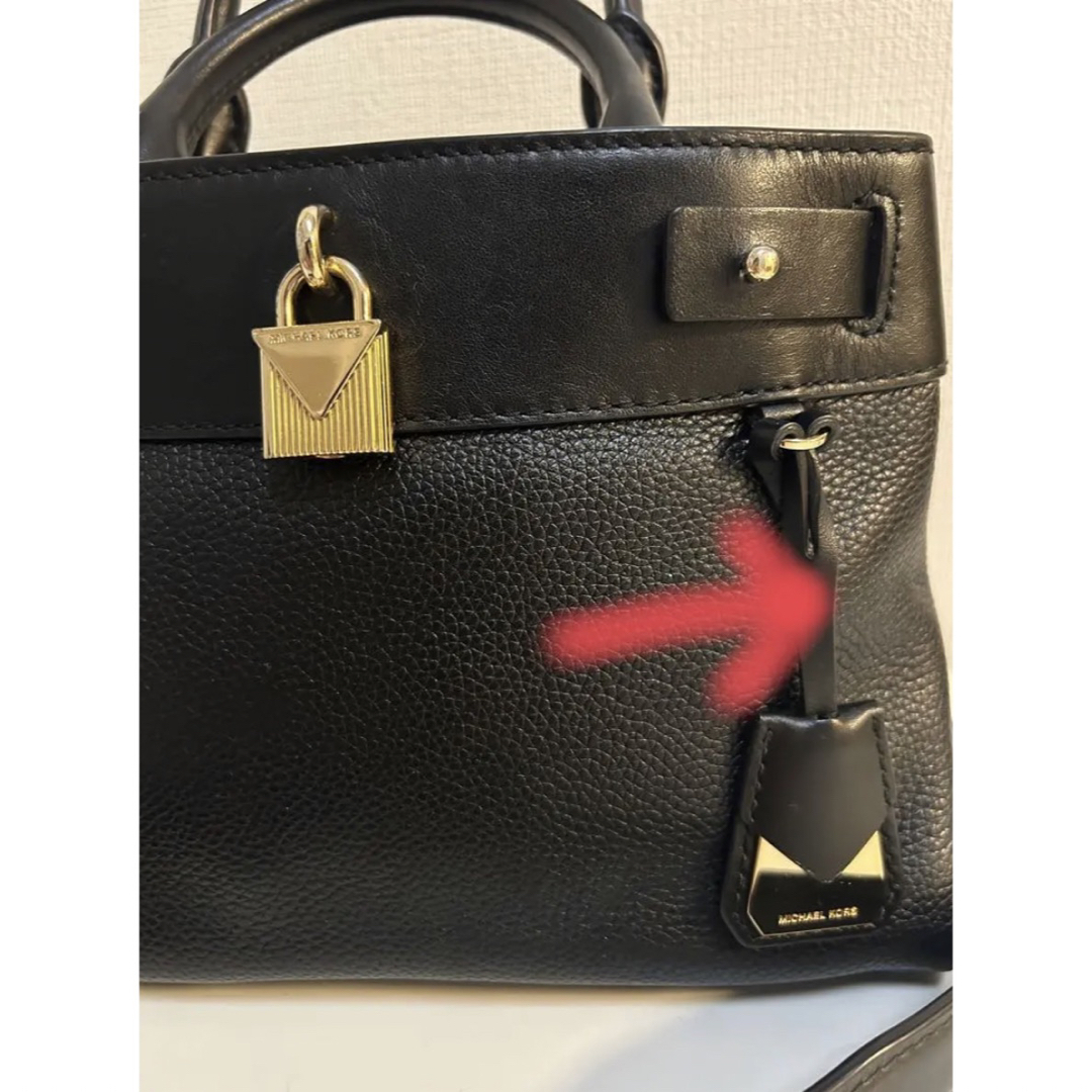 Michael Kors(マイケルコース)のマイケルコース ハンドバック クロスボディーバック2way パドロック 黒 レディースのバッグ(ショルダーバッグ)の商品写真