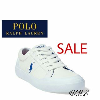 ポロラルフローレン(POLO RALPH LAUREN)のSALE Ralph Lauren スニーカー　メンズ　ホワイト　新品(スニーカー)