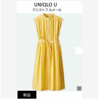 ユニクロ(UNIQLO)の新品 プリーツワンピース(タグ付き)(ロングワンピース/マキシワンピース)