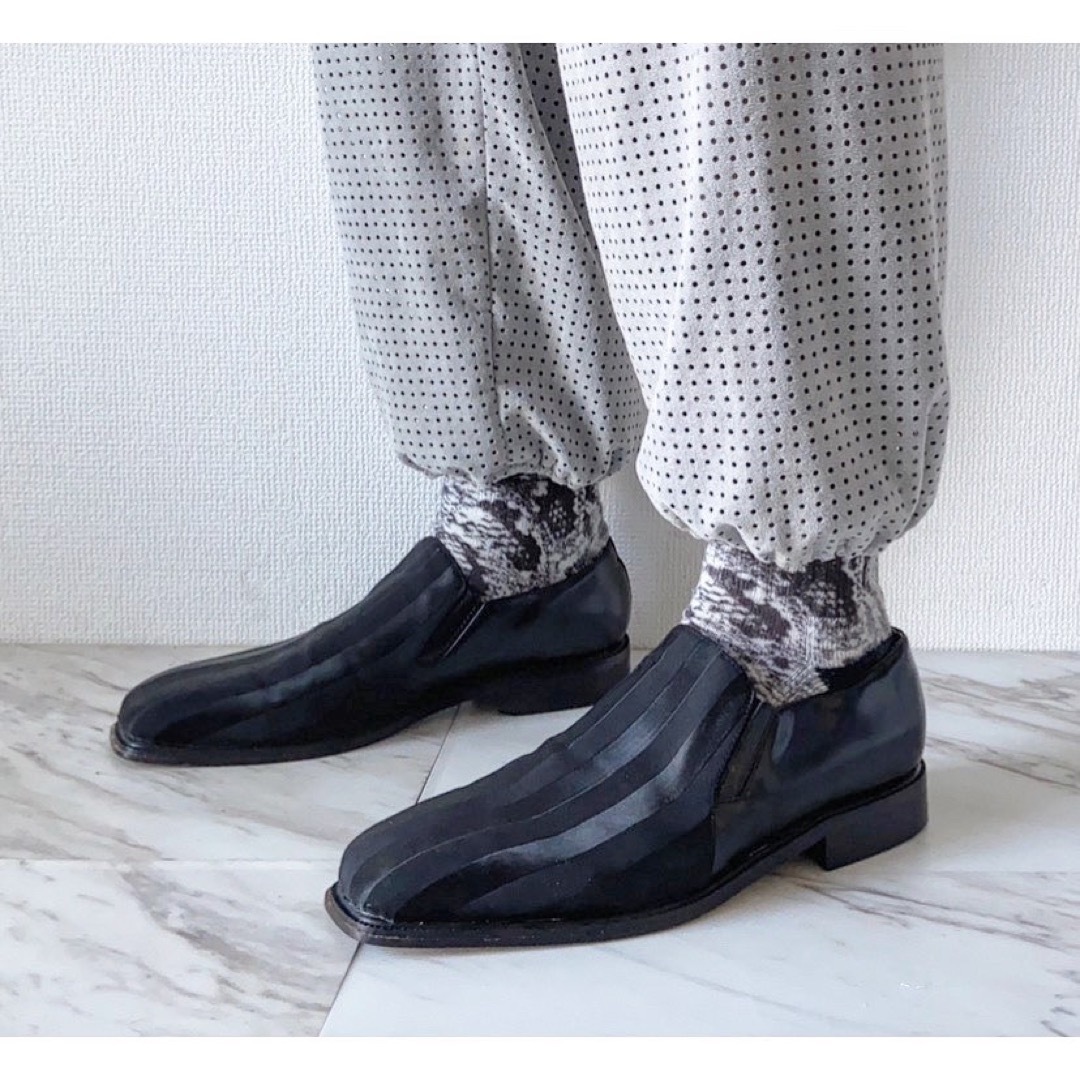 Maison Martin Margiela - vintage ナイロン×レザー 切り替え スクエア ...