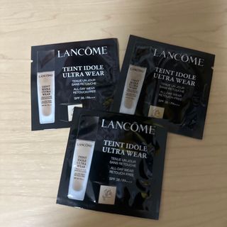 ランコム(LANCOME)のランコム タンイドル ウェア リキッドBO-01ファンデーション3点(サンプル/トライアルキット)