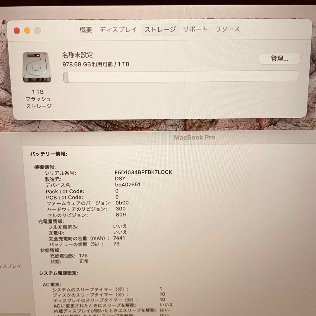 MacBook pro 16インチ 2019 i9 64GB 管理番号2431