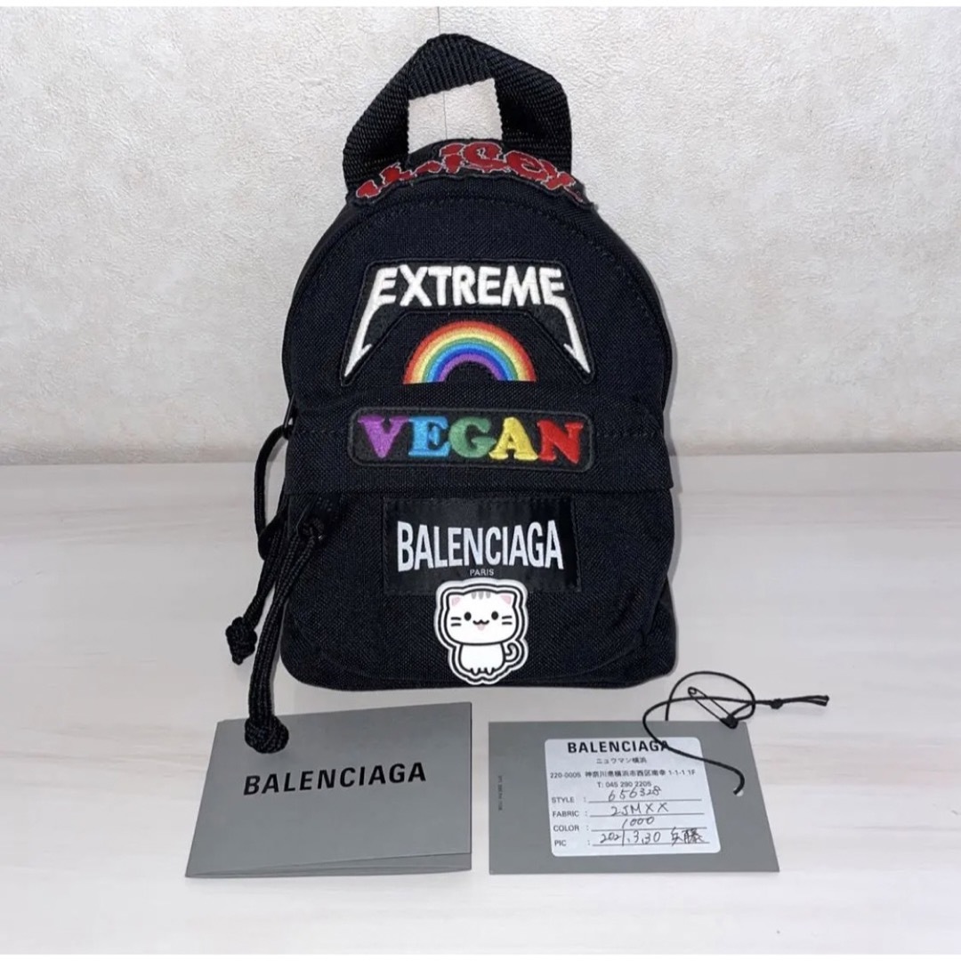 希少】BALENCIAGA EXTREME ロゴパッチ ミニボディバッグ