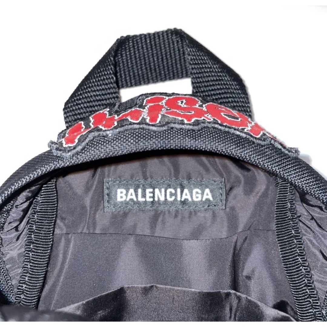 希少】BALENCIAGA EXTREME ロゴパッチ ミニボディバッグ