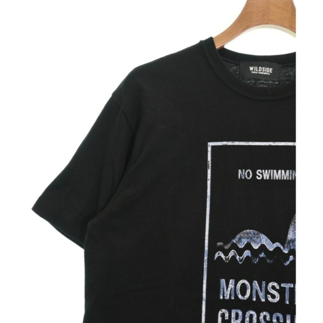 Yohji Yamamoto(ヨウジヤマモト)のYOHJI YAMAMOTO Tシャツ・カットソー 3(M位) 黒 【古着】【中古】 メンズのトップス(Tシャツ/カットソー(半袖/袖なし))の商品写真