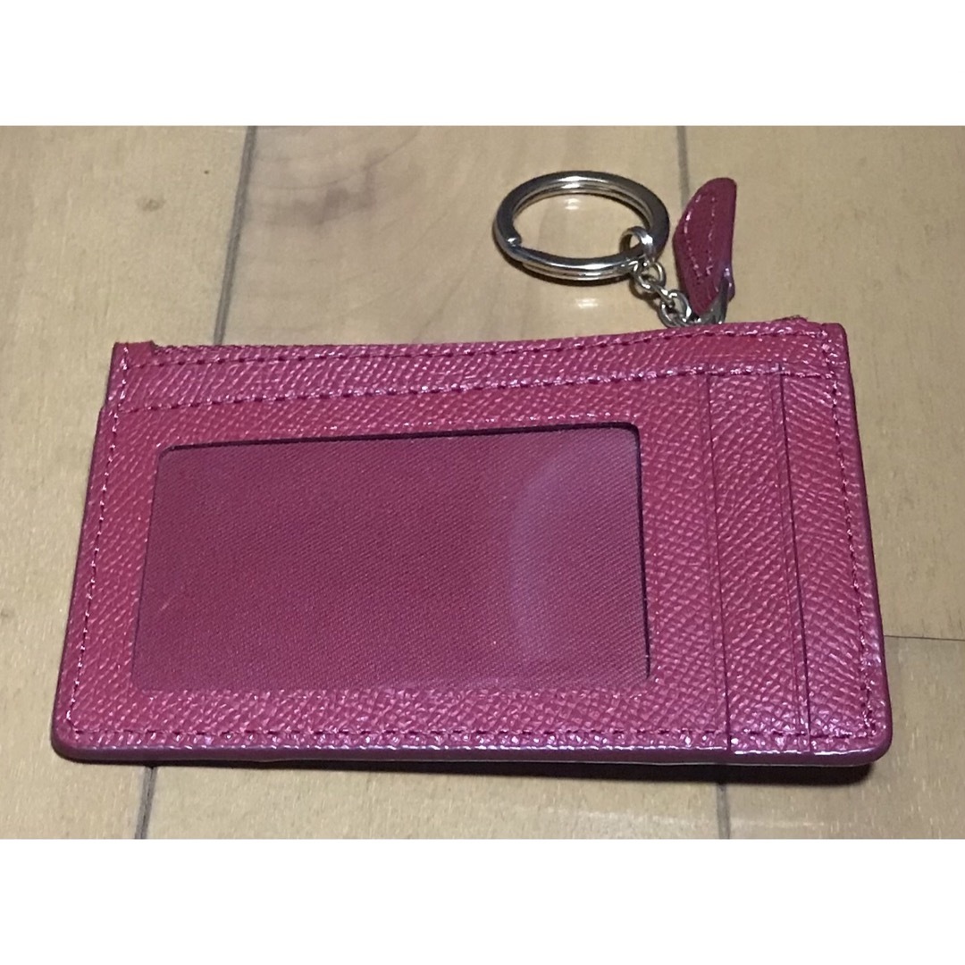 COACH(コーチ)の値下げ coach コーチキーリング付ケース レディースのファッション小物(名刺入れ/定期入れ)の商品写真