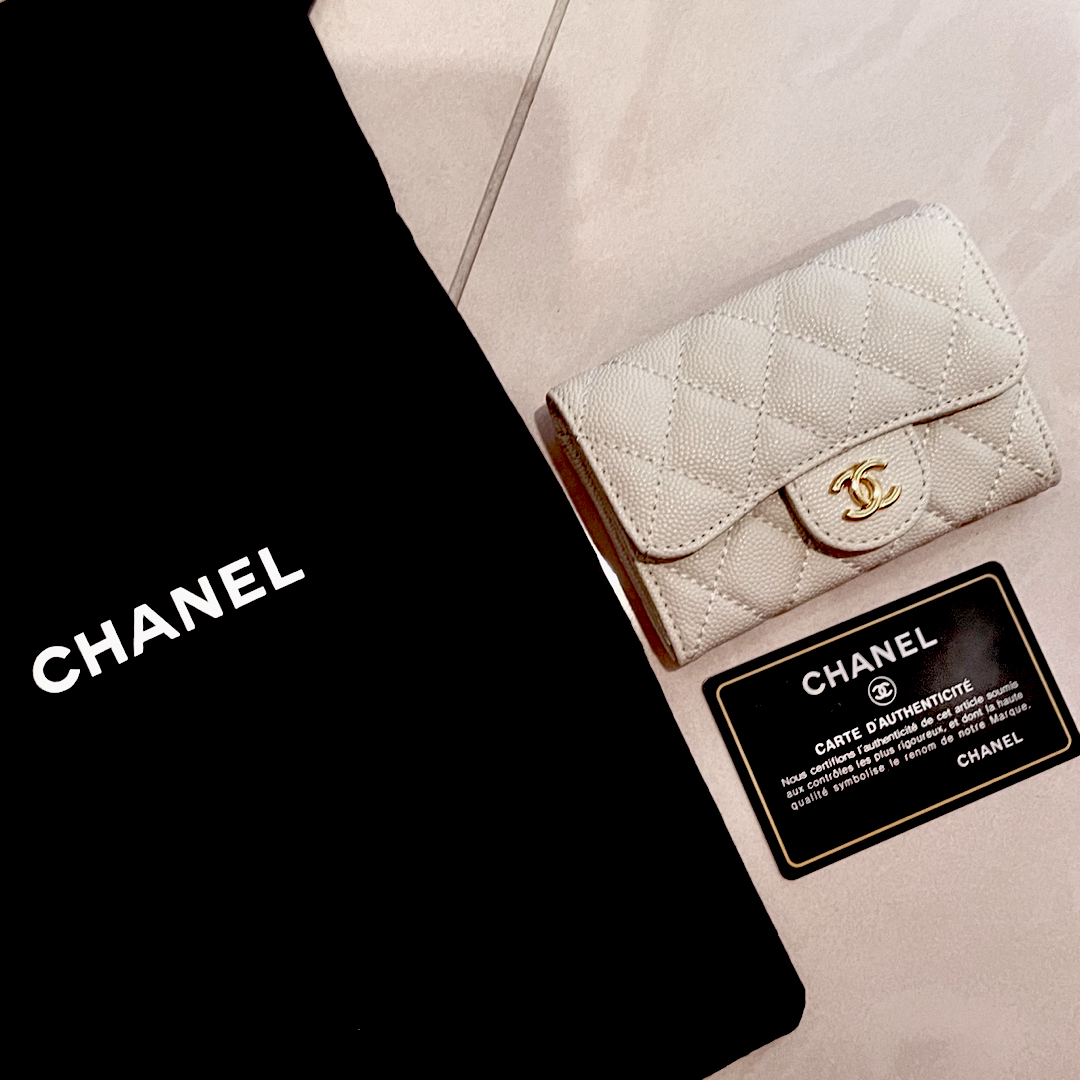 【CHANEL】シャネル カンボンライン カードパスケース 定期入れ 名刺入れ