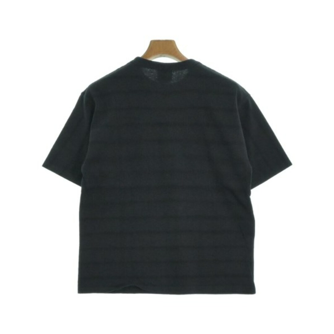 Champion(チャンピオン)のCHAMPION チャンピオン Tシャツ・カットソー S 黒(ボーダー) 【古着】【中古】 メンズのトップス(Tシャツ/カットソー(半袖/袖なし))の商品写真