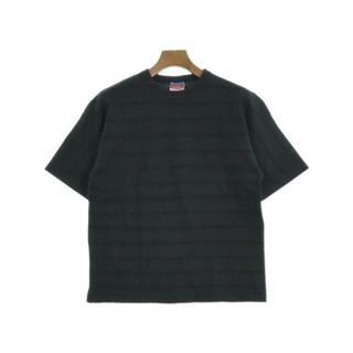 チャンピオン(Champion)のCHAMPION チャンピオン Tシャツ・カットソー S 黒(ボーダー) 【古着】【中古】(Tシャツ/カットソー(半袖/袖なし))