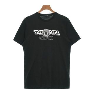 ヴェルサーチ(VERSACE)のVERSACE ヴェルサーチ Tシャツ・カットソー M 黒 【古着】【中古】(Tシャツ/カットソー(半袖/袖なし))