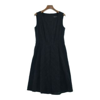 ランバンコレクション(LANVIN COLLECTION)のLANVIN COLLECTION ワンピース 38(S位) 黒 【古着】【中古】(ひざ丈ワンピース)