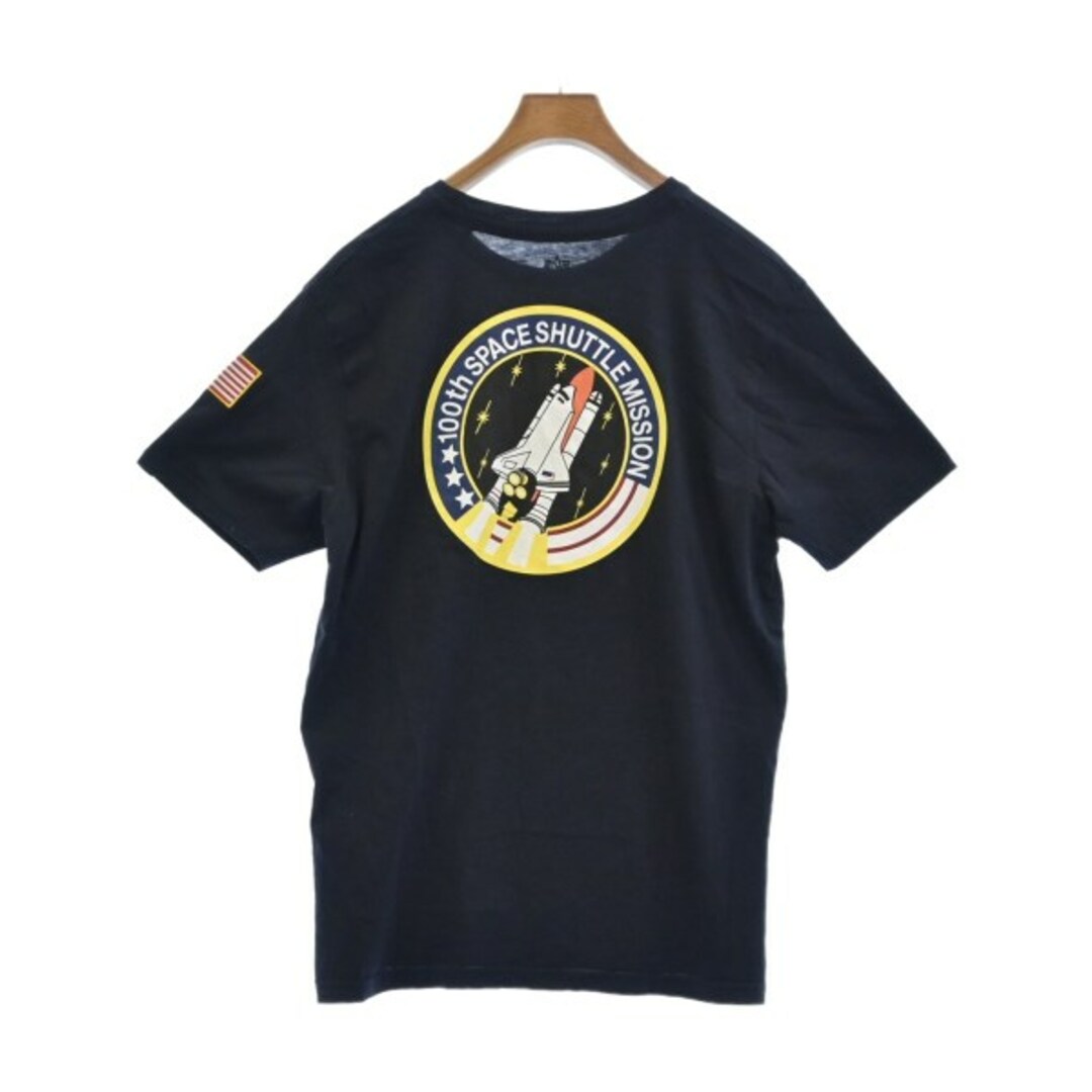 alpha(アルファ)のALPHA アルファ Tシャツ・カットソー L 紺 【古着】【中古】 メンズのトップス(Tシャツ/カットソー(半袖/袖なし))の商品写真