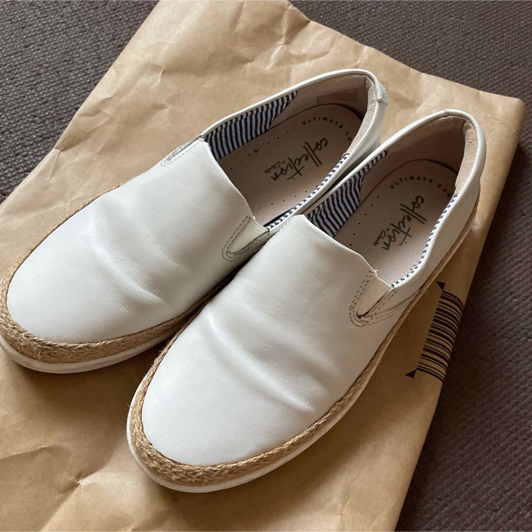 新品未使用　Clarksクラークス　ダメオスウィング　レザーモカシン