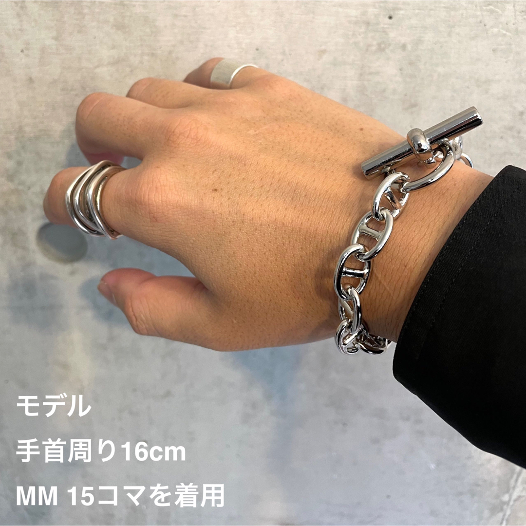 1ROOM TOKYO アンカーチェーンブレスレットMM メンズのアクセサリー(ブレスレット)の商品写真