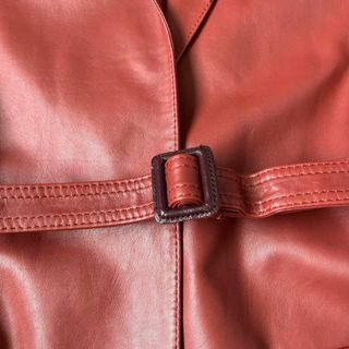 Sybilla - 美品 sybilla シビラ レザージャケット テーラード 赤茶の