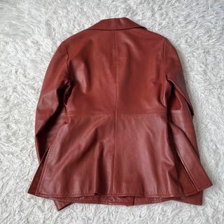Sybilla - 美品 sybilla シビラ レザージャケット テーラード 赤茶の