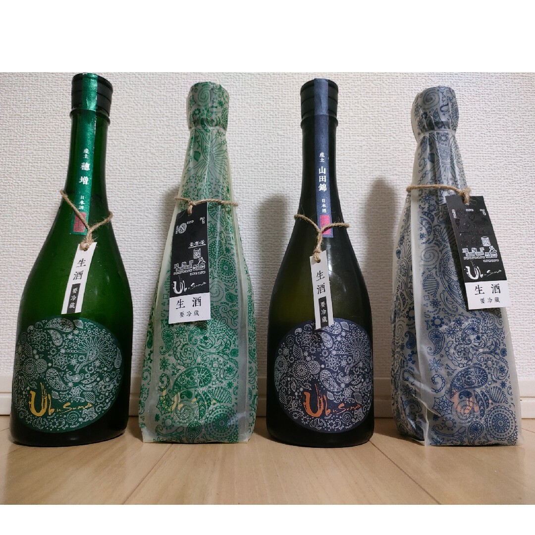 日本酒 産土 Ubusuna 山田錦 穂増 生酛 木桶 4本セット 飲み比べ