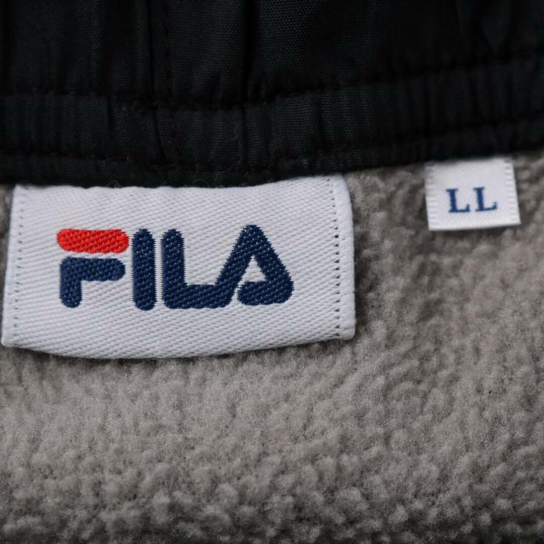 フィラ ロングパンツ 長ズボン スポーツウェア 裏ボア ボトムス 大きいサイズ メンズ LLサイズ ネイビー FILA