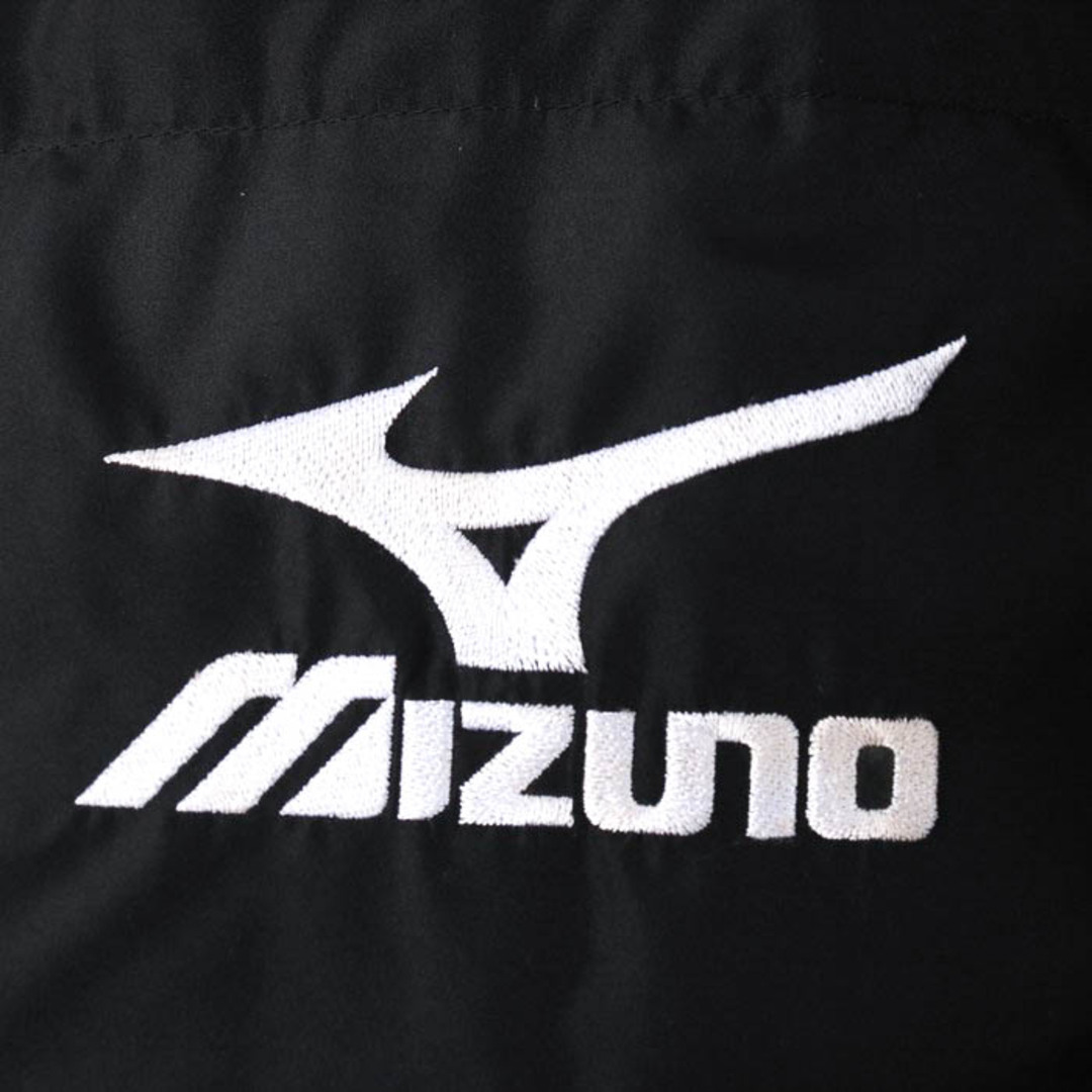 MIZUNO(ミズノ)のミズノ ダウンジャケット ベンチコート ダウンコート フード付き 無地 スポーツウェア メンズ Lサイズ ブラック Mizuno メンズのジャケット/アウター(ダウンジャケット)の商品写真