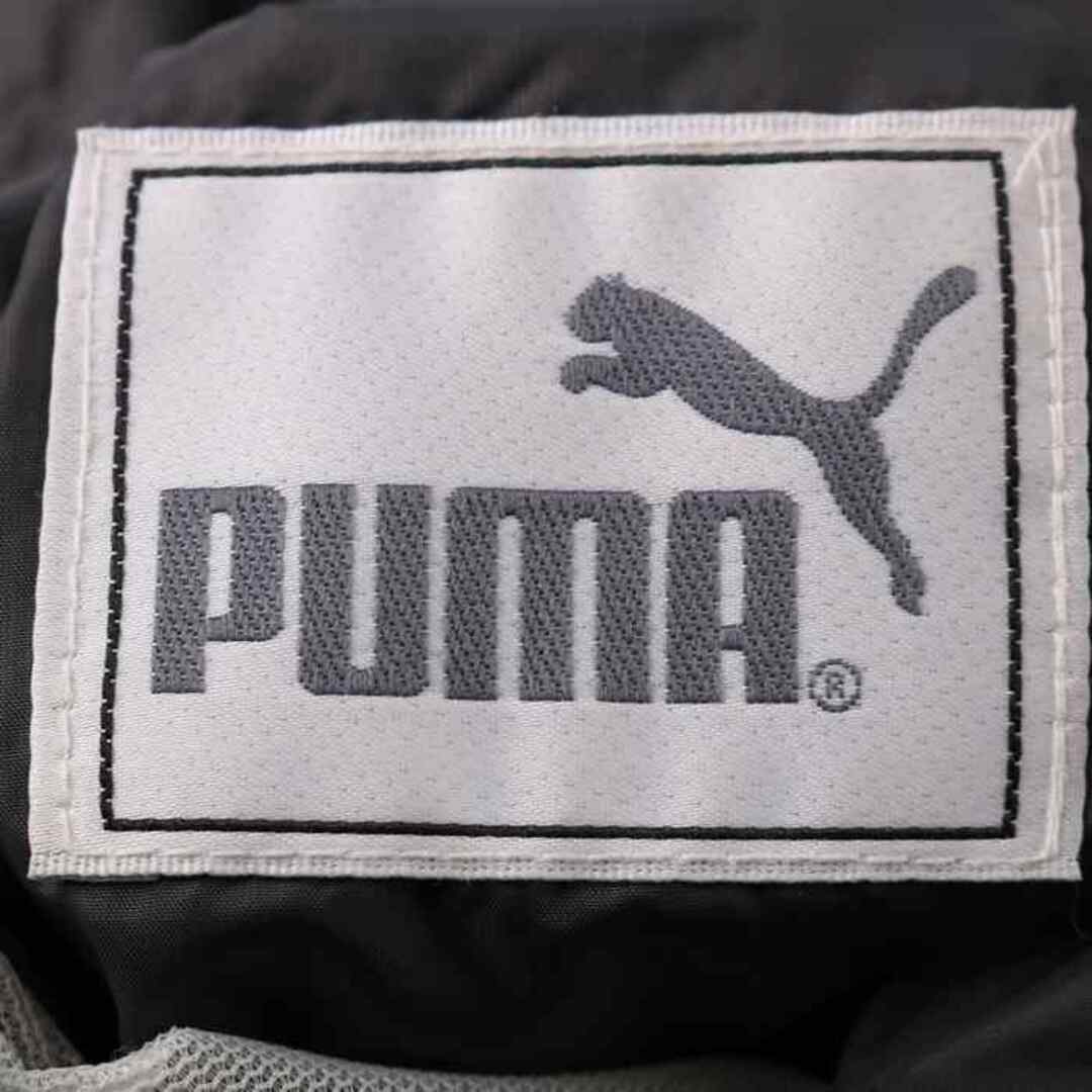 プーマ 中綿ブルゾン スイングトップ リバーシブル ロゴ ジャケット アウター ウール スポーツウェア メンズ Lサイズ グレー PUMA 1