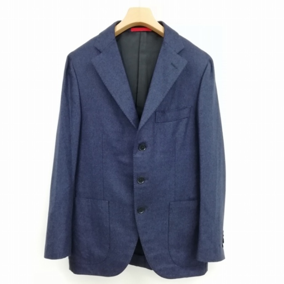 イザイア ISAIA 130’s シングル スーツ セットアップ 44 ネイビー