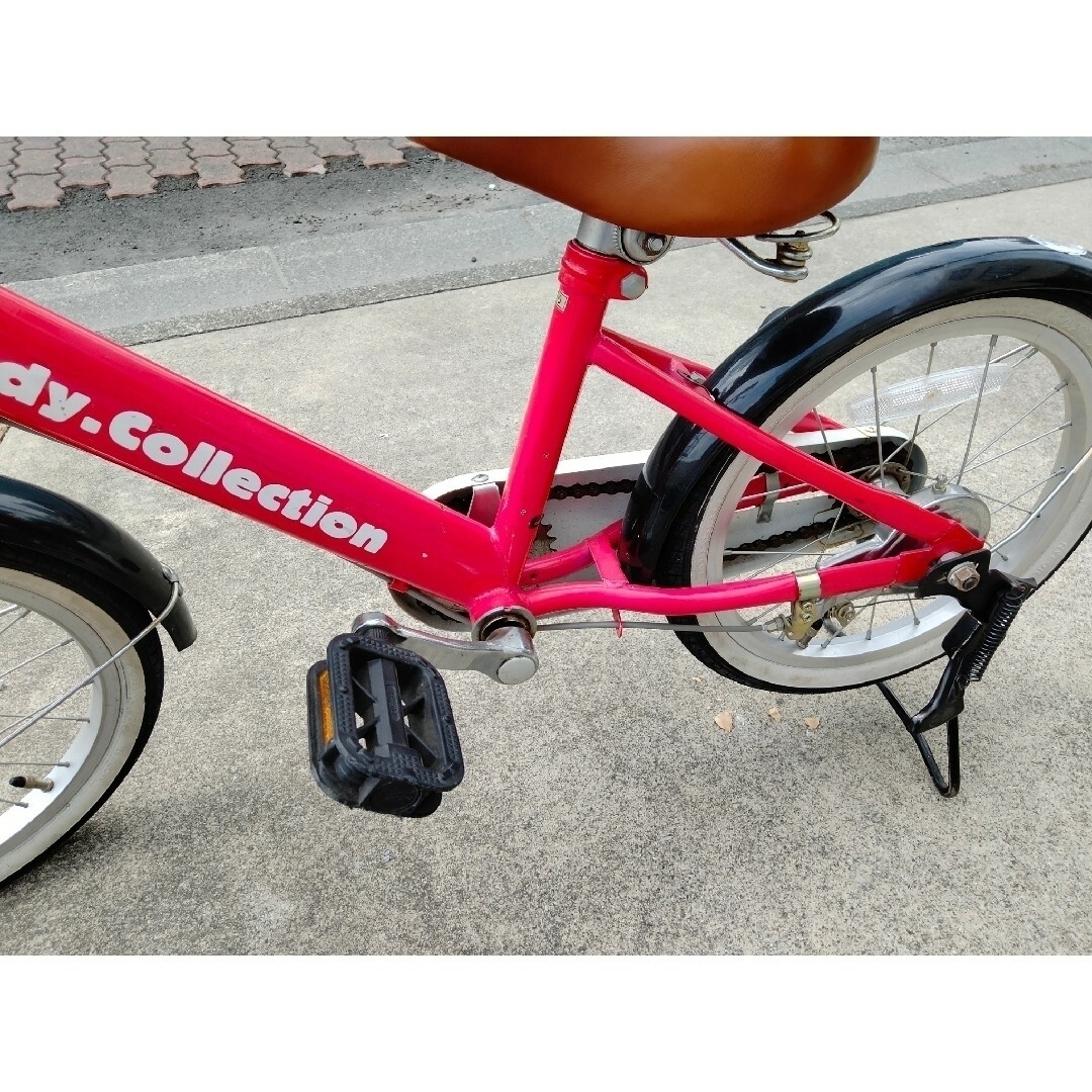 ■中古「幼児自転車16インチ　ピンク」■直接受け渡しの方のみ■埼玉県東松山市 スポーツ/アウトドアの自転車(自転車本体)の商品写真