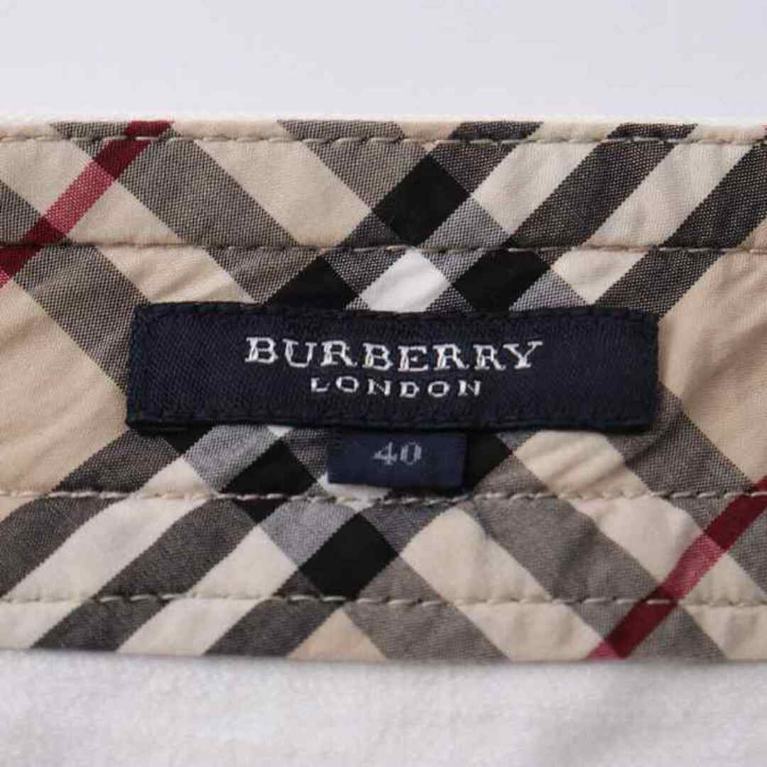 BURBERRY - バーバリー 台形スカート 膝丈 ストレッチ ノバチェック