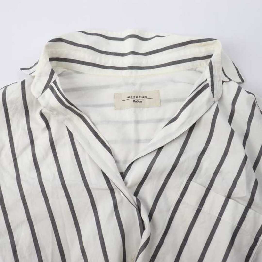 Max Mara - マックスマーラ シャツ 長袖 コットン100% ストライプ