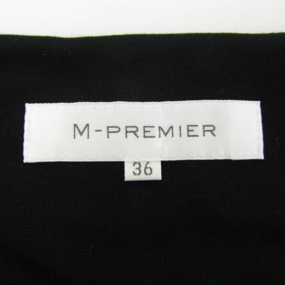 M-premier - エムプルミエ ワンピース ノースリーブ 膝下丈 ストレッチ