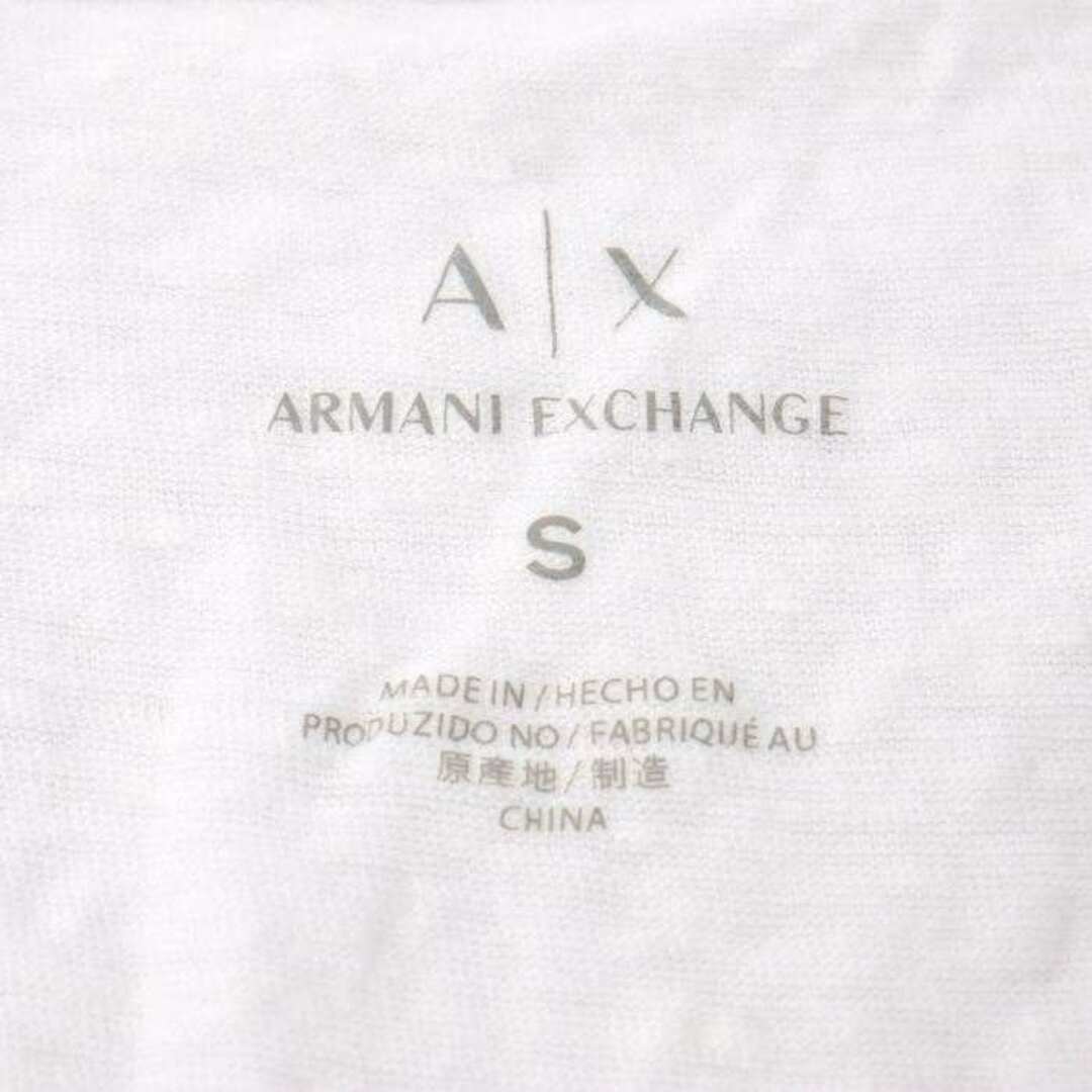 ARMANI EXCHANGE(アルマーニエクスチェンジ)のアルマーニエクスチェンジ Tシャツ フレンチスリーブ プリント トップス 白 レディース Sサイズ ホワイト ARMANI EXCHANGE レディースのトップス(Tシャツ(半袖/袖なし))の商品写真