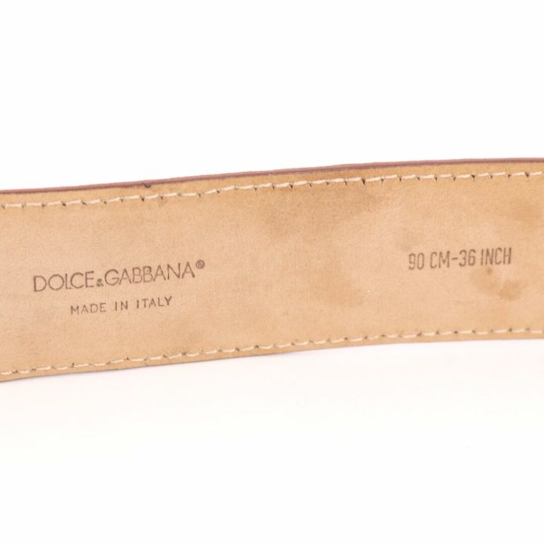 DOLCE&GABBANA - ドルチェ&ガッバーナ ベルト DGロゴ バックル レザー