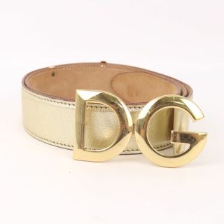 DOLCE&GABBANA - ドルチェ&ガッバーナ ベルト DGロゴ バックル レザー