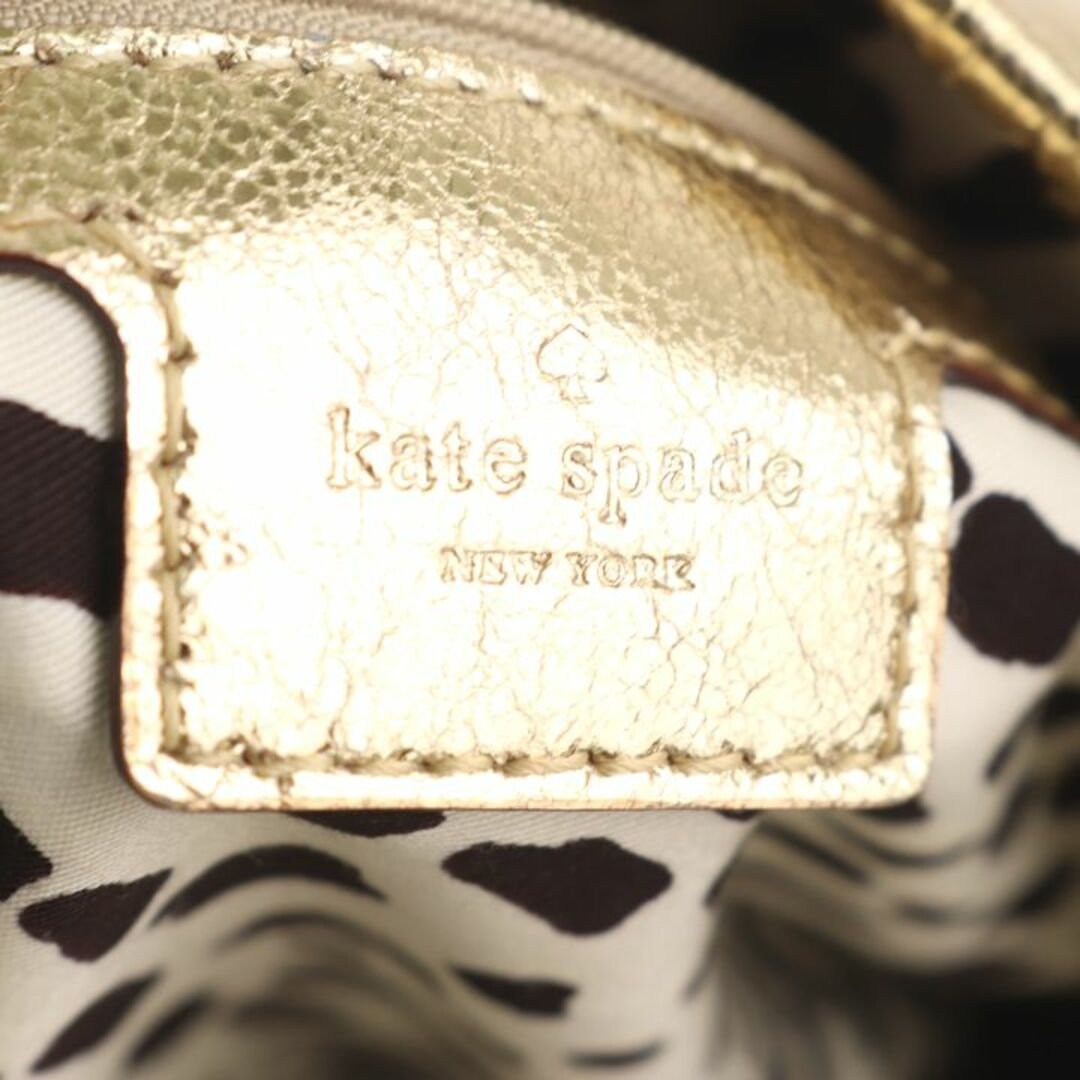 kate spade new york(ケイトスペードニューヨーク)のケイトスペード トートバッグ メタリック レザー ハンドバッグ ブランド カバン レディース ゴールド Kate Spade レディースのバッグ(トートバッグ)の商品写真