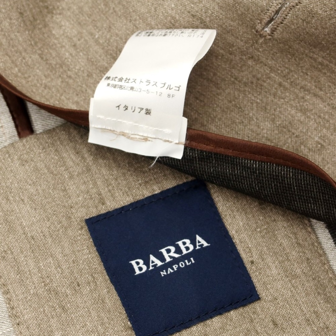 BARBA - 【中古】バルバ BARBA リネン 2B カジュアルジャケット