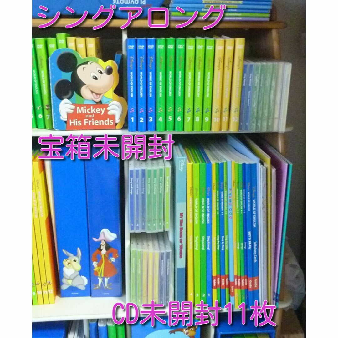 Disney(ディズニー)の2017年10月購入 未使用多数 ディズニー英語システム dwe 最上フルセット キッズ/ベビー/マタニティのおもちゃ(知育玩具)の商品写真