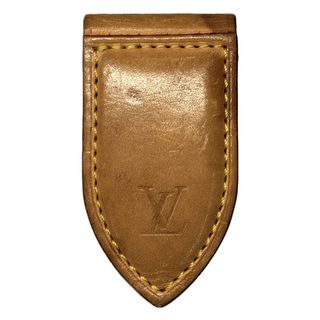 美品】Louis Vuitton ルイヴィトン マネークリップ ヌメ革