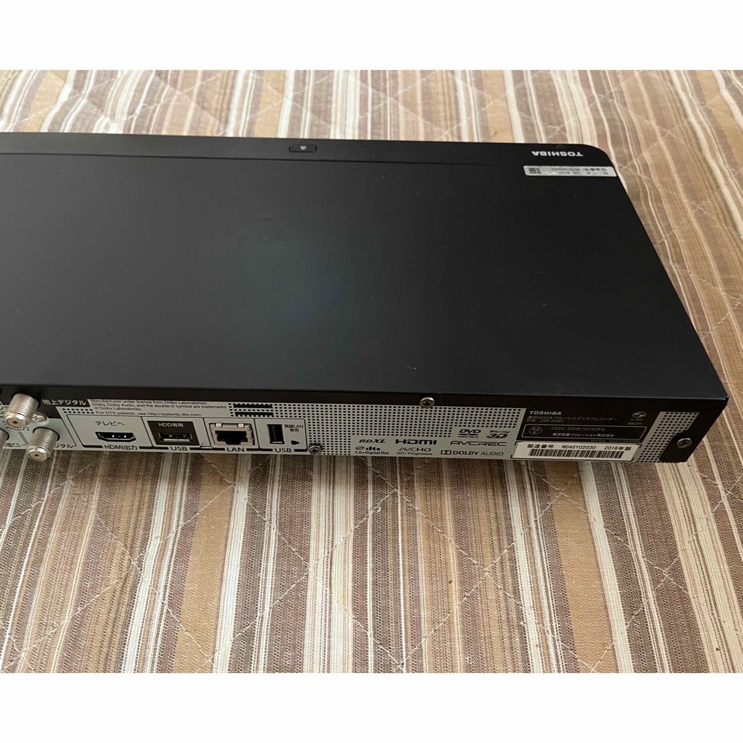 東芝 - 東芝 DBR-W507 ブルーレイレコーダー HDD500GBの通販 by あかい