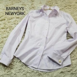 BARNEYS 大きな襟シャツブラウス