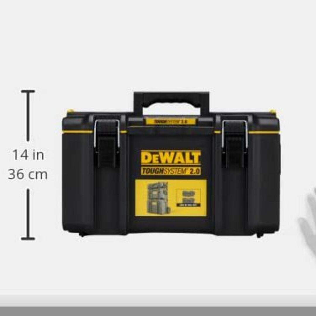 デウォルトDeWALT タフシステム2.0 システム収納BOX Mサイズ 工具箱