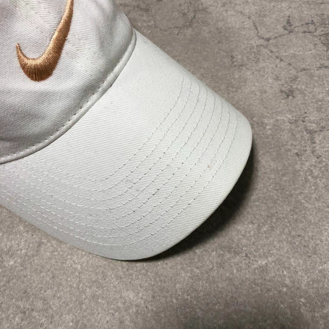 NIKE ナイキ 6パネルキャップ 刺繍ロゴ 90s ヴィンテージ ホワイト