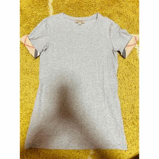 バーバリー(BURBERRY)のバーバリー　Tシャツ　グレー　チェック(Tシャツ(半袖/袖なし))